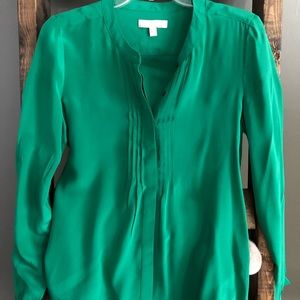 Banana Republic satin blouse